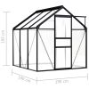 Greenhouse Anthracite Aluminium – 3.61 m