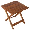 Sun Lounger Solid Acacia Wood Brown – 2 Sunloungers With Table