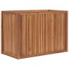 Raised Bed Solid Teak Wood – 100x50x70 cm