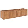 Raised Bed Solid Teak Wood – 200x50x50 cm
