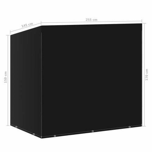 Swing Bench Cover 10 Eyelets 2 Zippers – 255x145x170 cm, 1
