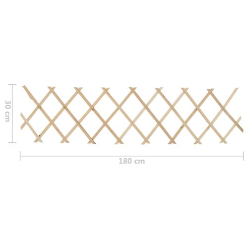 Trellis Fences 5 pcs Firwood – 180×30 cm