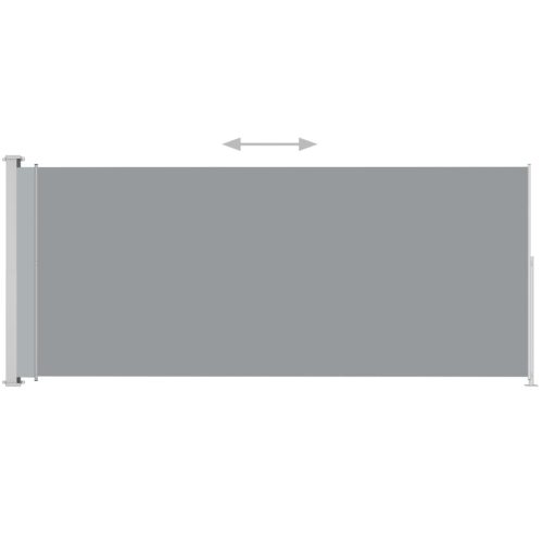 Patio Retractable Side Awning 200x500cm Grey