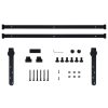 Mini Sliding Barn Door Kit Carbon Steel – 183 cm