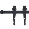Mini Sliding Barn Door Kit Carbon Steel – 183 cm