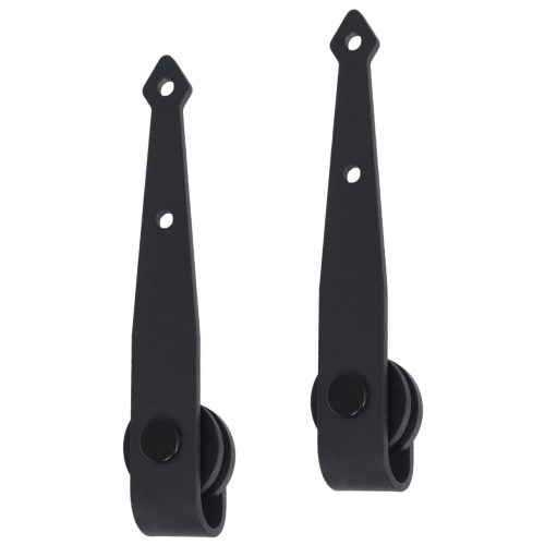 Mini Sliding Barn Door Kit Carbon Steel – 183 cm