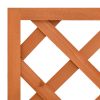 Garden Trellis Planter 50x25x90 cm Solid Firwood – Orange