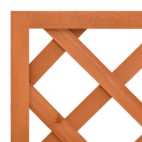 Garden Trellis Planter 50x25x90 cm Solid Firwood – Orange