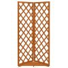 Corner Trellis 50x50x145 cm Solid Firwood – Orange