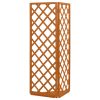 Corner Trellis 50x50x145 cm Solid Firwood – Orange