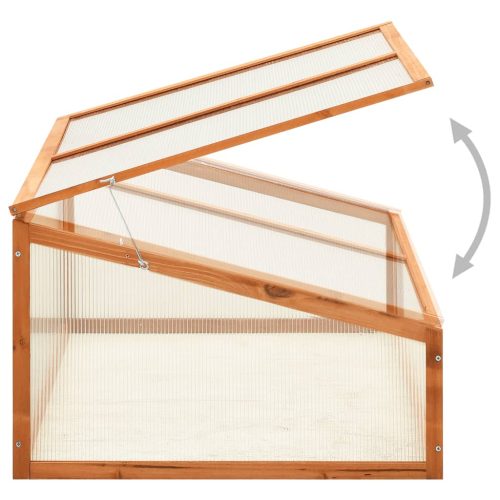 Greenhouse 100x65x40 cm Firwood – Yellow