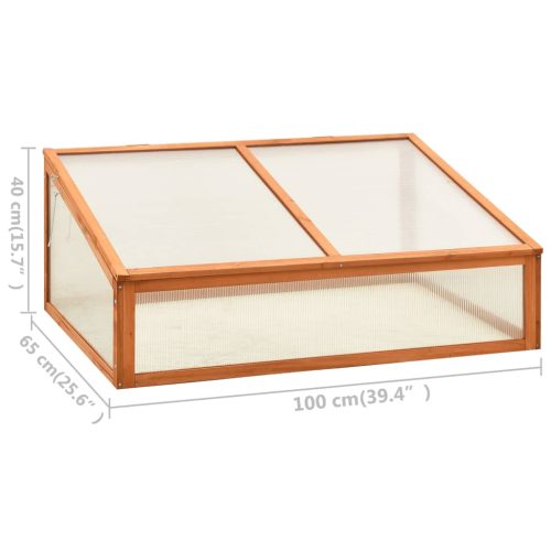 Greenhouse 100x65x40 cm Firwood – Yellow