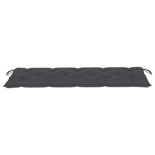 Garden Bench Cushion Fabric – 150x50x7 cm, Anthracite