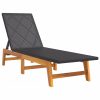 Garden Lounge Set Poly Rattan&Solid Wood Acacia