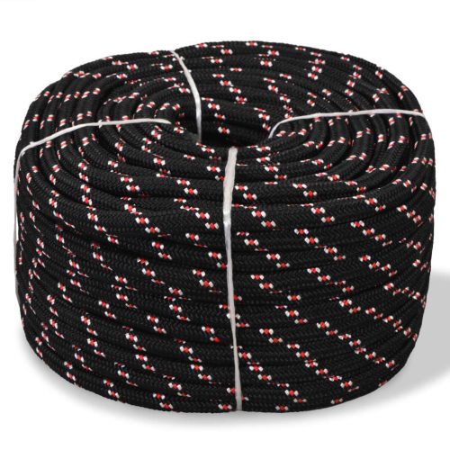 Marine Rope Polypropylene – 6 mm 100 m, Black and Red