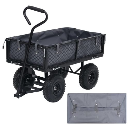 Garden Cart Liner Fabric – 81x41x21 cm, Dark Grey