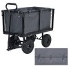 Garden Cart Liner Fabric – 81x41x40 cm, Dark Grey