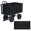 Garden Cart Liner Fabric – 81x41x40 cm, Black