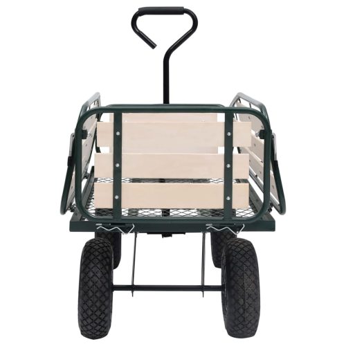 Garden Hand Trolley Metal and Wood 250 kg