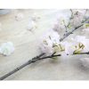 10x Artificial Silk Flower Fake Cherry Blossom Bouquet Table Decor White