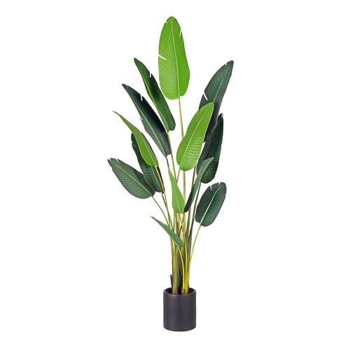 Artificial Giant Green Birds of Paradise Tree Fake Tropical Indoor Plant Home Office Decor