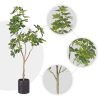 Artificial Natural Green Schefflera Dwarf Umbrella Tree Fake Tropical Indoor Plant Home Office Decor