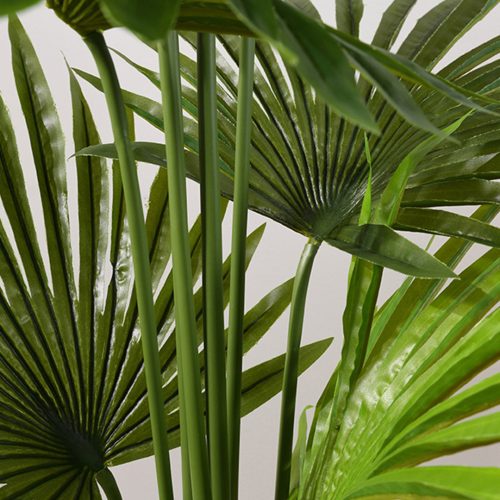 Artificial Natural Green Fan Palm Tree Fake Tropical Indoor Plant Home Office Decor