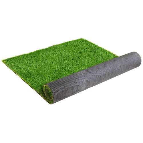 Artificial Grass Synthetic Fake Turf Plants Plastic Lawn Olive