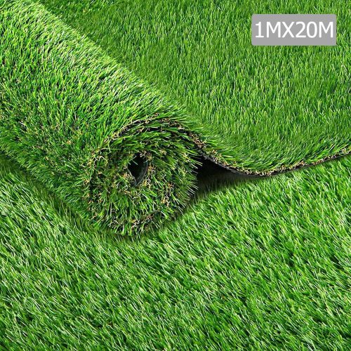 Artificial Grass Synthetic Fake Turf Plants Plastic Lawn Olive