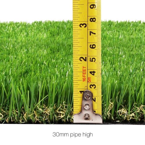 Artificial Grass Synthetic Fake Turf Plants Plastic Lawn Olive