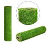 Artificial Grass Synthetic Fake Turf Plants Plastic Lawn Olive