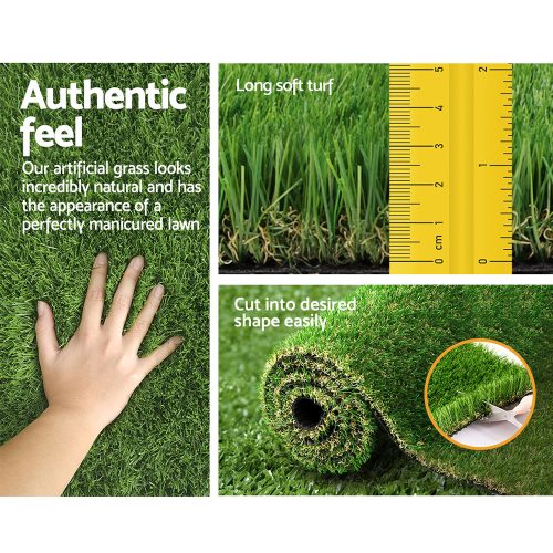 Artificial Grass Synthetic Fake Turf Plants Plastic Lawn Olive