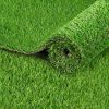 Artificial Grass Synthetic Fake Turf Plants Plastic Lawn Olive