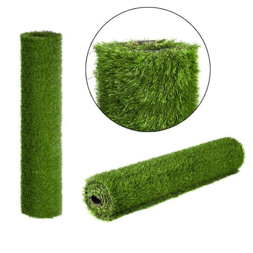 Artificial Grass Synthetic 30mm Fake Turf Plants Lawn 4-coloured – 1×20 m