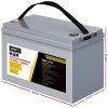 Deep Cycle Battery 12V AGM Marine Sealed Power Portable Box Solar Caravan Camping – 100Ah