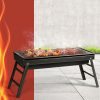 BBQ Grill Charcoal Smoker Foldable