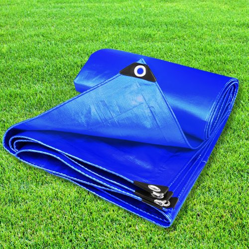 Heavy Duty Tarp Tarpaulin Shelter Camping Tent Cover Waterproof – 3.05 x 6.10 M