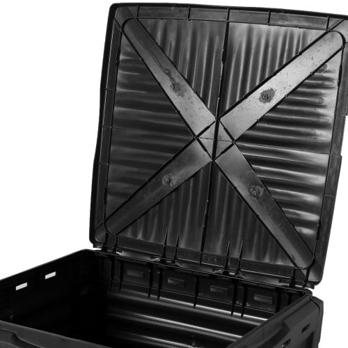 290L Compost Bin Food WasRecycling Composter Kitchen Garden Composting – Black