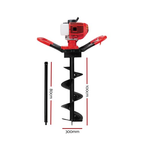 Post Hole Digger Diggers Petrol Complete – AUG300