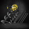 92CC Petrol Post Hole Digger Auger Drill Borer Fence Earth Power – Kit
