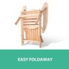 Outdoor Chairs Furniture Beach Chair Lounge Wooden Adirondack Garden Patio – 1