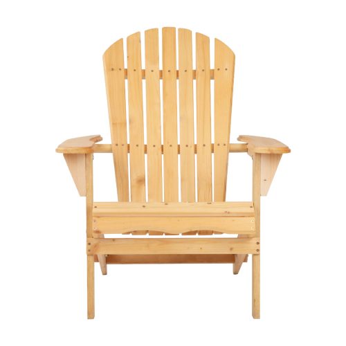 Outdoor Chairs Furniture Beach Chair Lounge Wooden Adirondack Garden Patio – 1