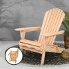 Outdoor Chairs Furniture Beach Chair Lounge Wooden Adirondack Garden Patio – 1