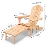 Outdoor Furniture Sun Lounge Chairs Beach Chair Recliner Adirondack Patio Garden – 1