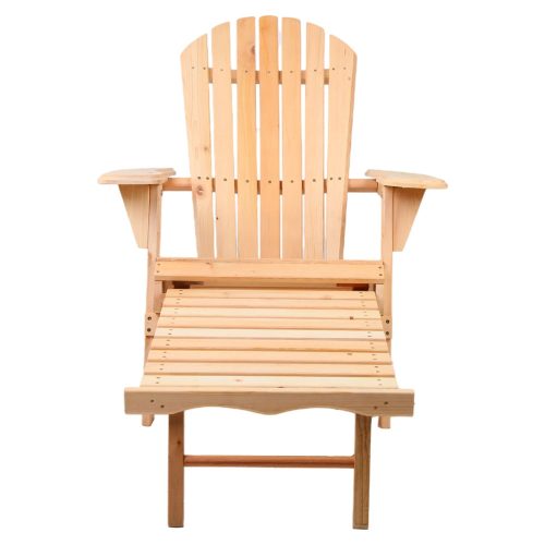 Outdoor Furniture Sun Lounge Chairs Beach Chair Recliner Adirondack Patio Garden – 1