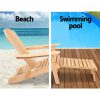 Outdoor Furniture Sun Lounge Chairs Beach Chair Recliner Adirondack Patio Garden – 1