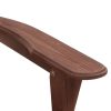 3 Piece Wooden Outdoor Beach Chair and Table Set – Brown