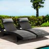 Outdoor Wicker Sun Lounge