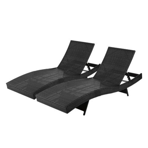 Outdoor Wicker Sun Lounge