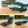 Outdoor Wicker Sun Lounge